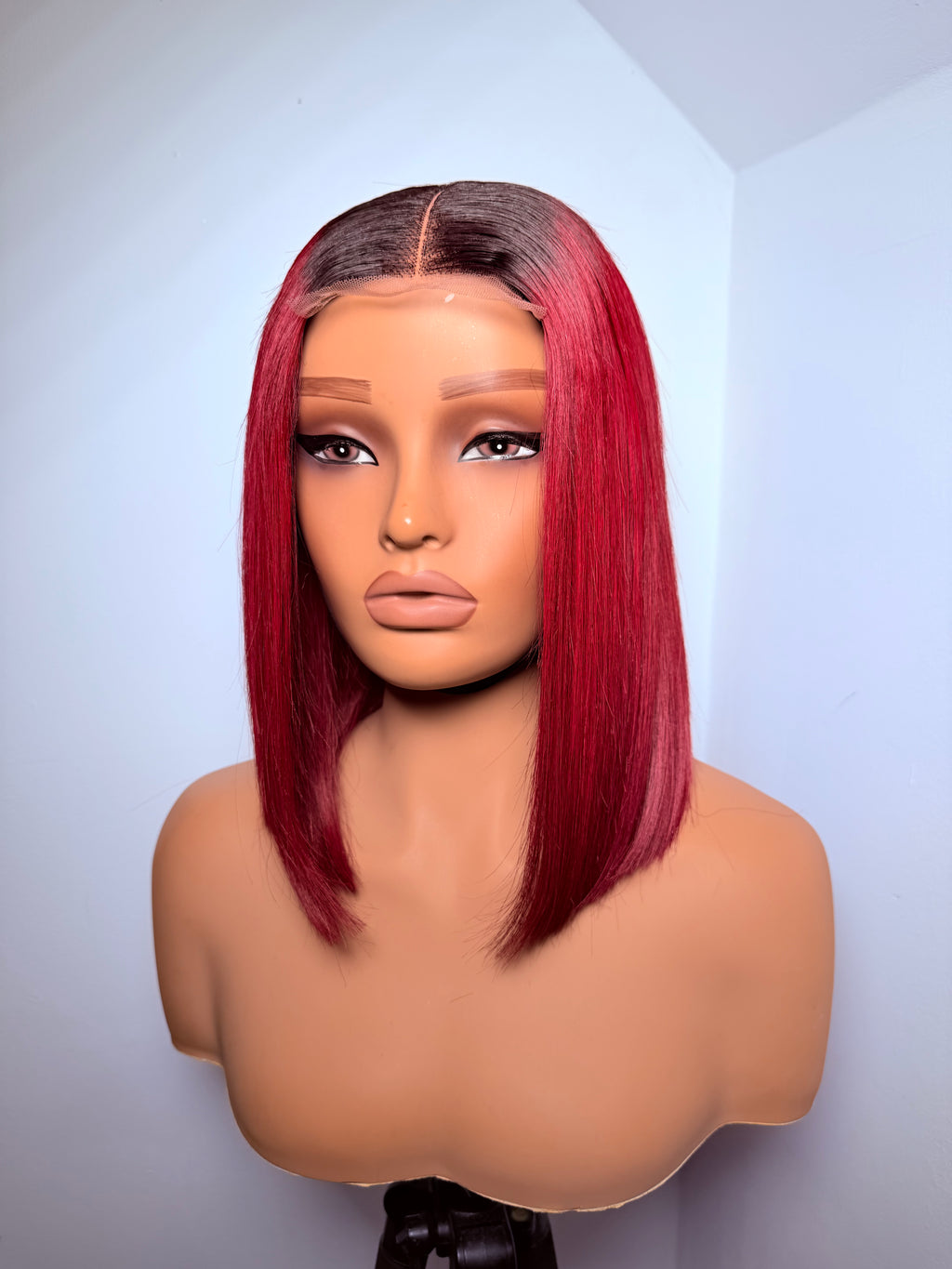 Sales- 10” 2x4 dark root burgundy viet bonestraight