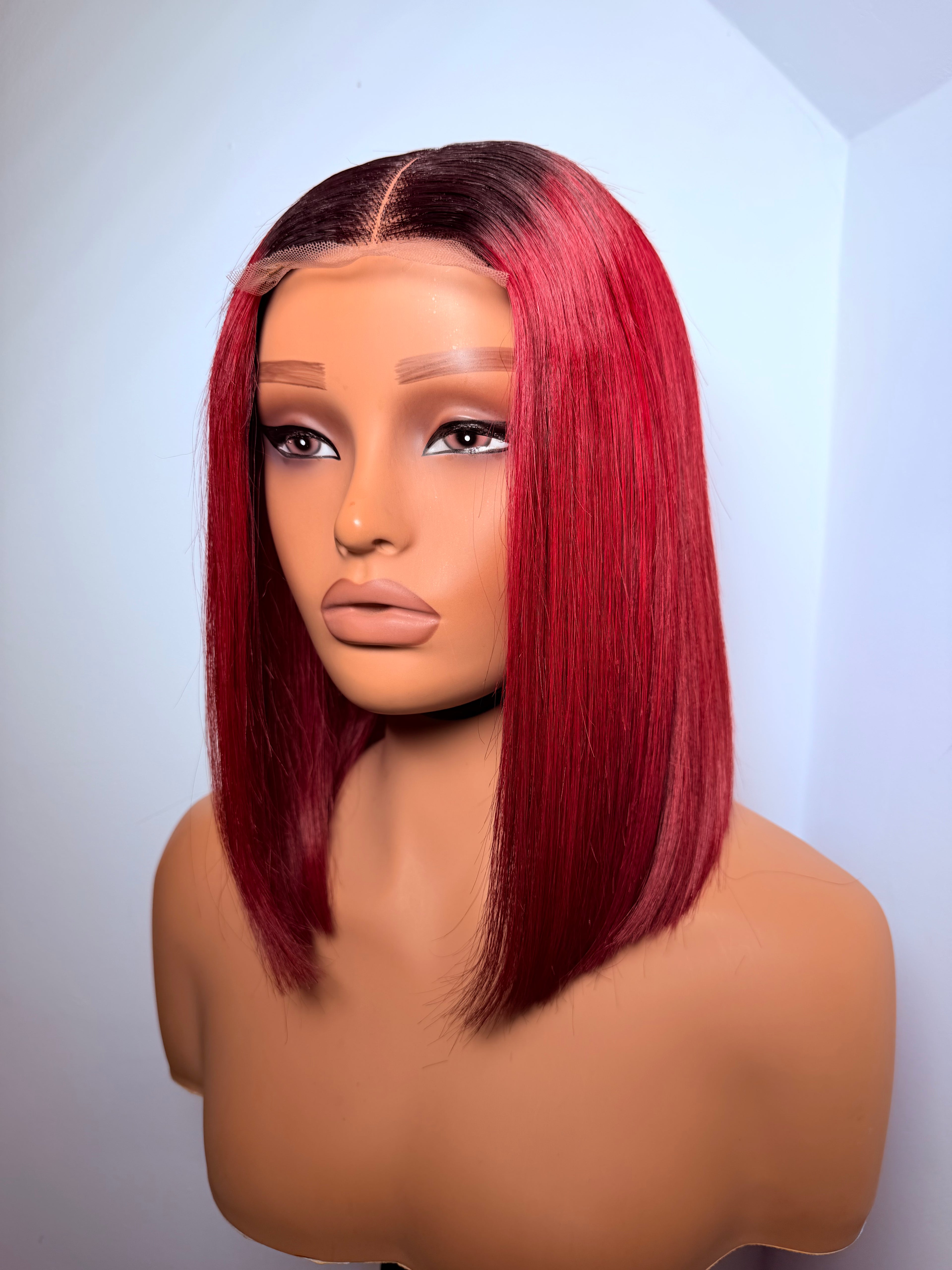 Sales- 10” 2x4 dark root burgundy viet bonestraight