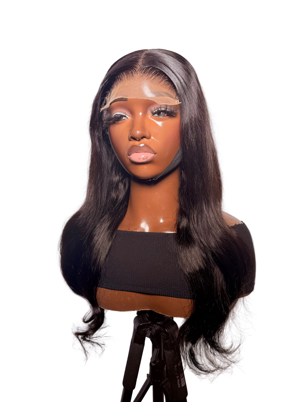 24” 5x5 lace front wavy -250 density