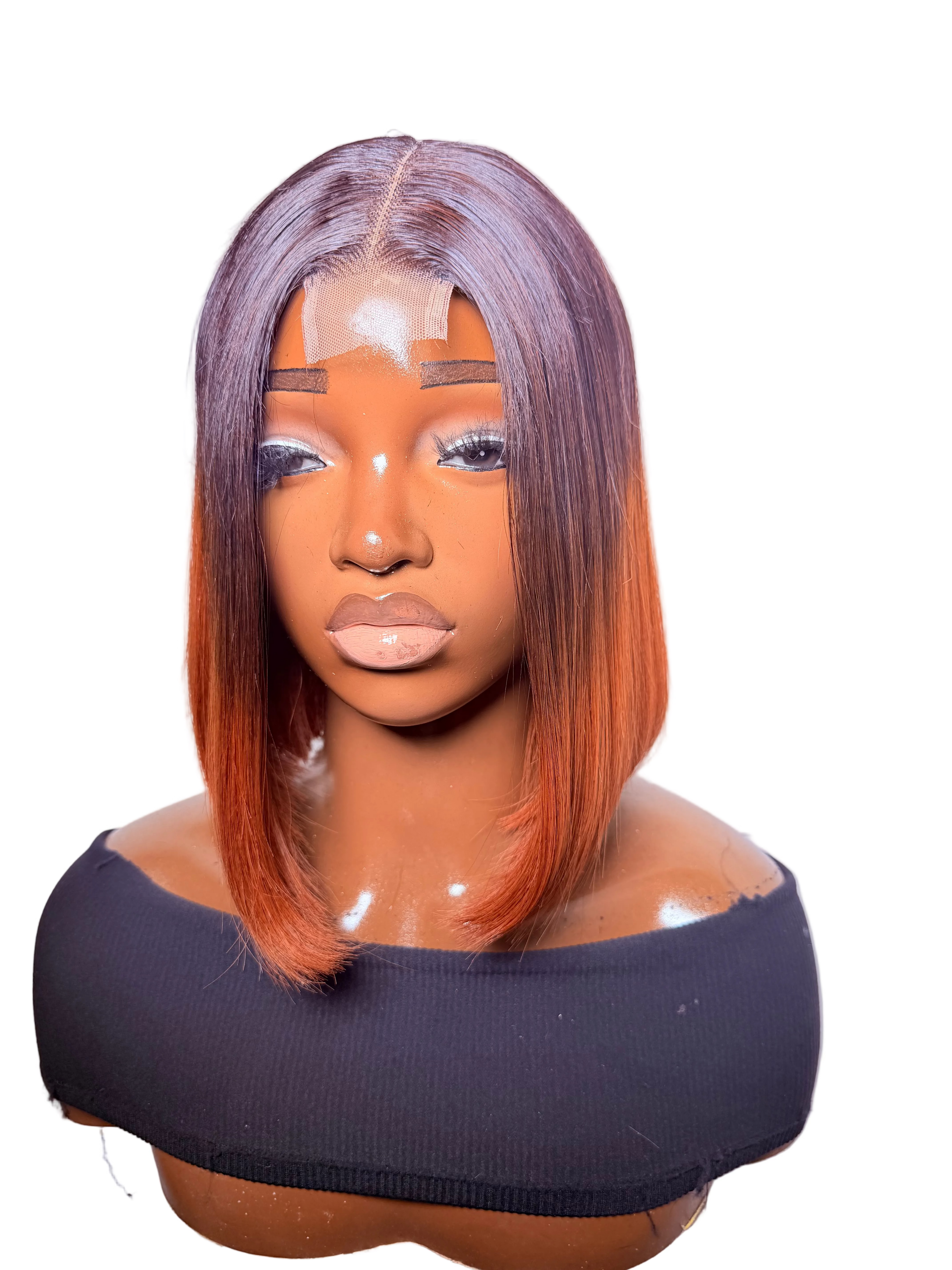 10” 2x6 ombre bob