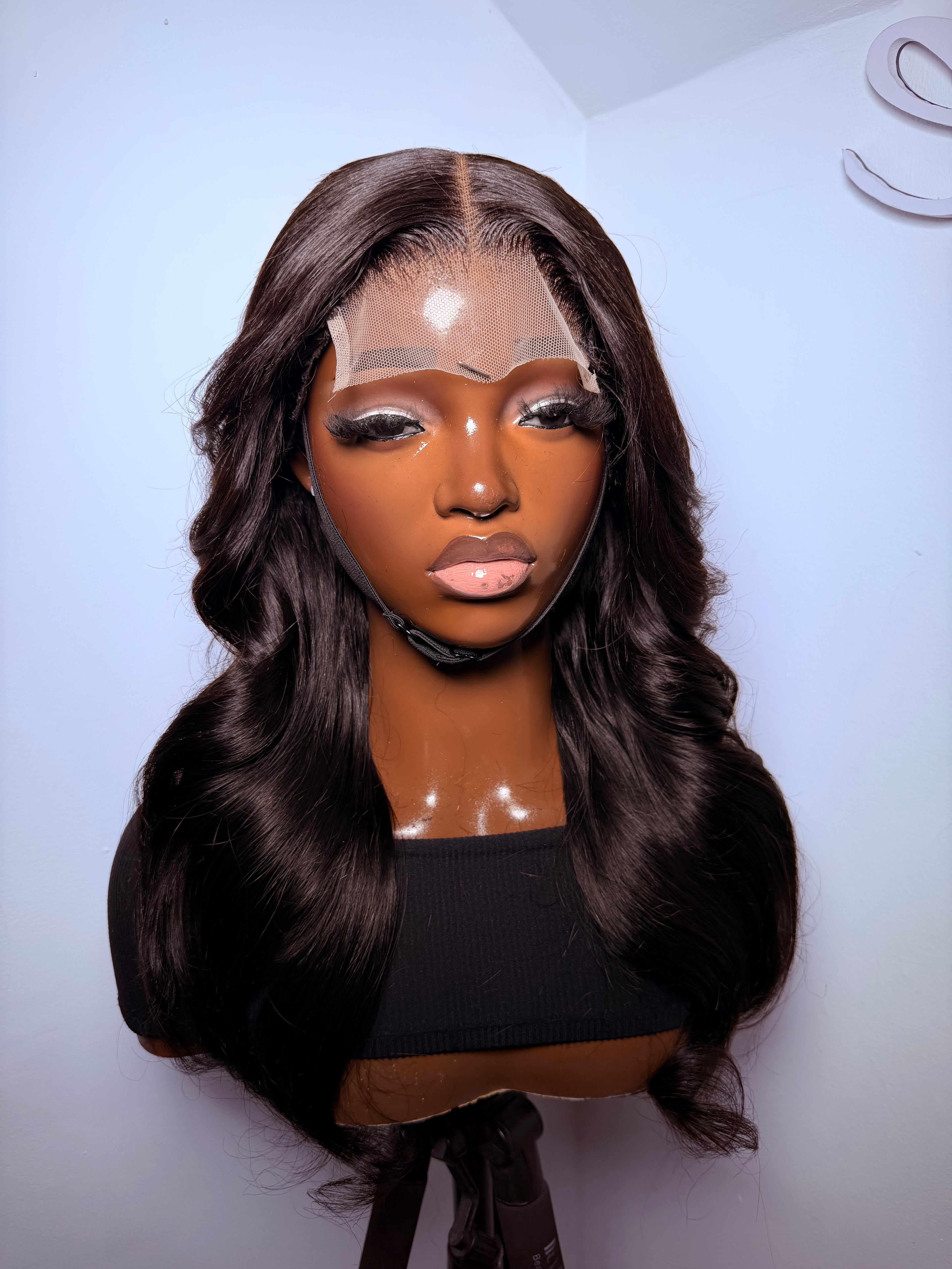 24” 5x5 lace front wavy bounce