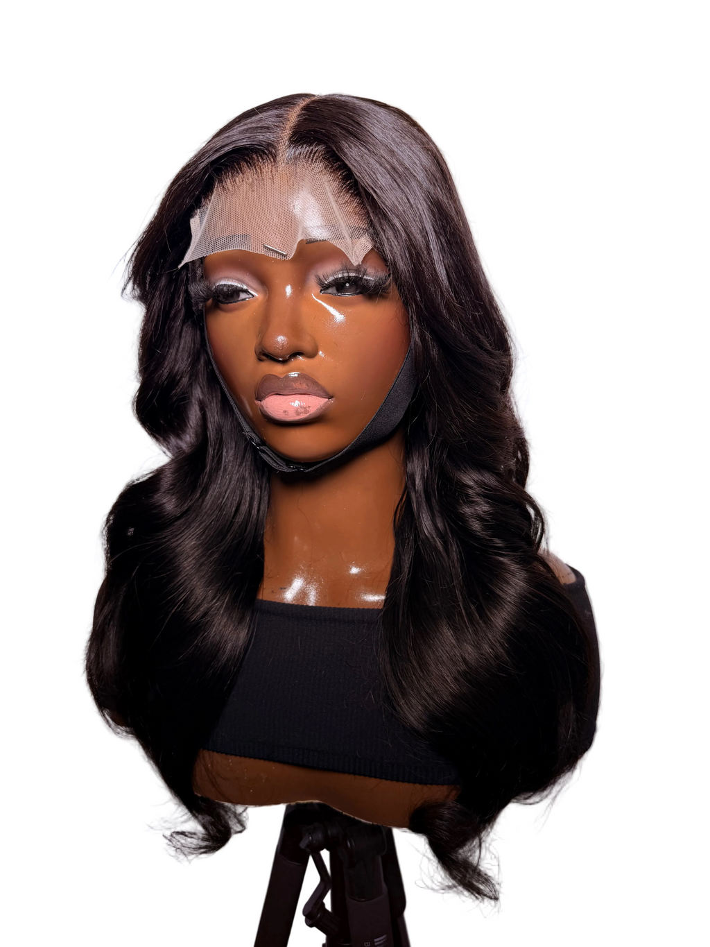 24” 5x5 lace front wavy bounce