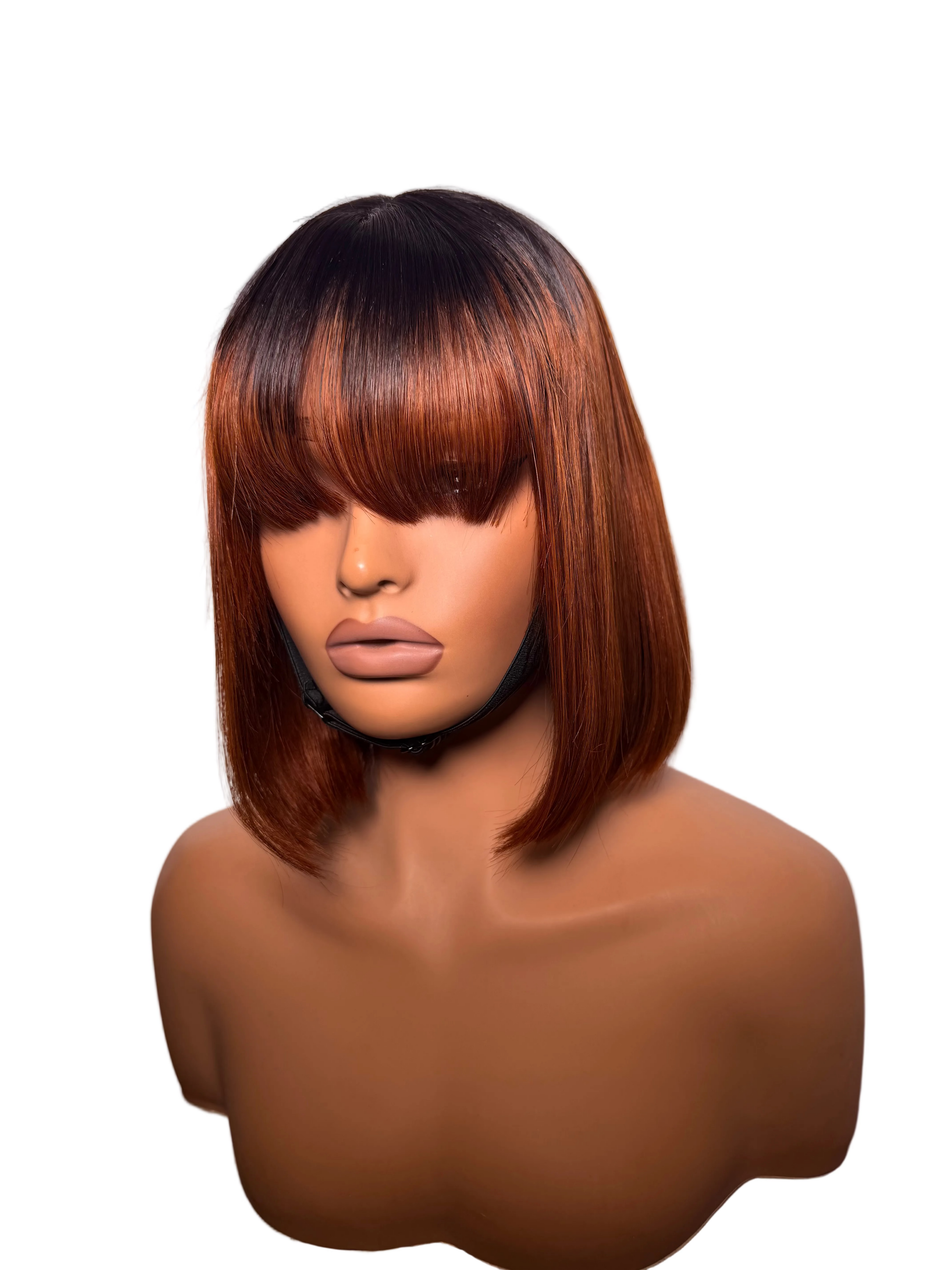 10” fringe ombre bob