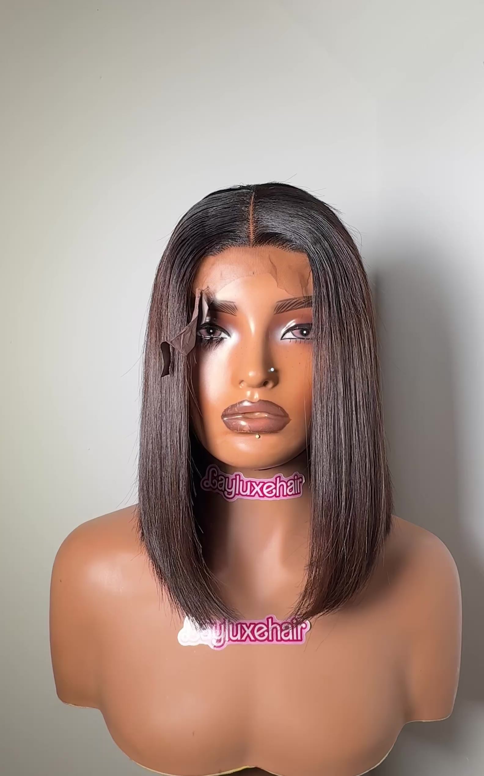 10” 2x4 chocolate dark root bonestraight 200g