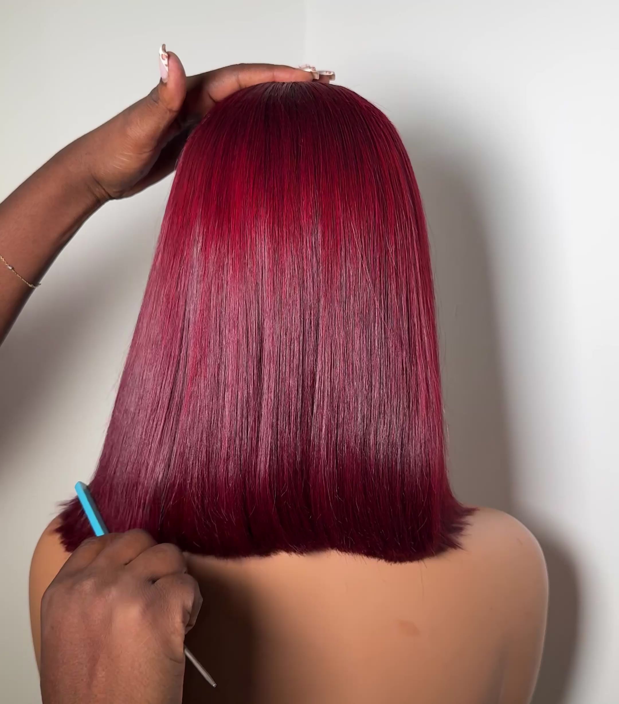 12” 2x6 dark root sdd Viet bs -200g